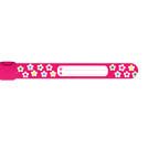 Infoband pink with flowers 12 pcs