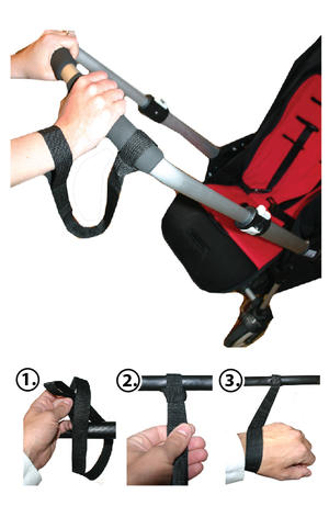 Handledsband för barnvagn 5-pack
