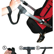 Handledsband för barnvagn 5-pack
