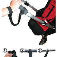 Handledsband för barnvagn 5-pack